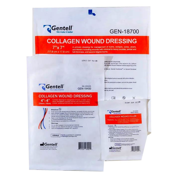 Gentell Collagen Wound Dressings