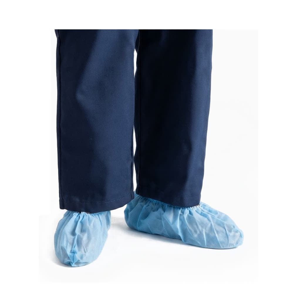 Convertors Anti-Skid Shoe Cover Universal, Blue, Spunbonded Polypropylene - Box of 100