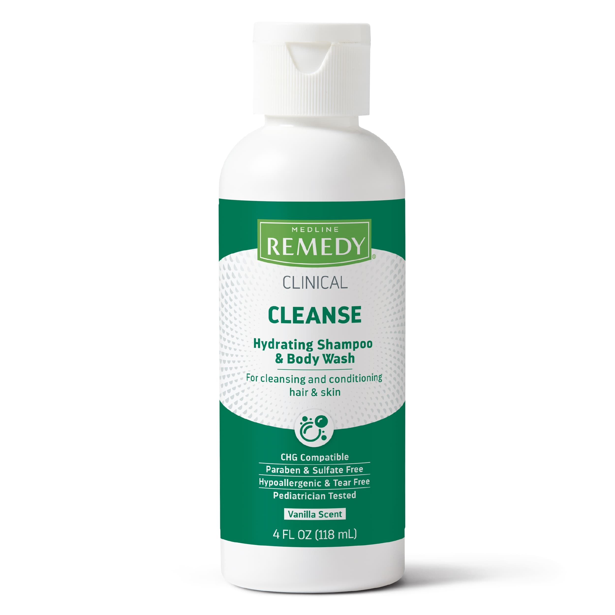 Remedy Clinical Cleanse Hydrating Shampoo and Body Wash, 4 oz - Case of 48 - Image 1