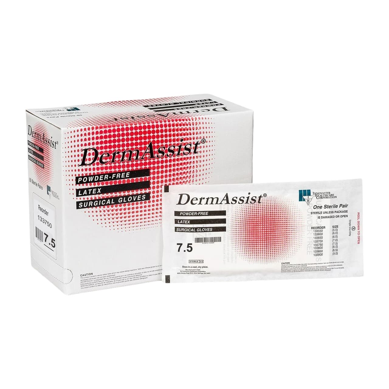 DermAssist Sterile Latex Surgical Gloves - Image 2