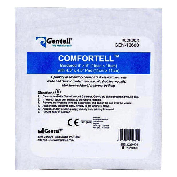 Comfortell Composite Dressing, 6 x 6 Inch - Box of 10 - Image 1