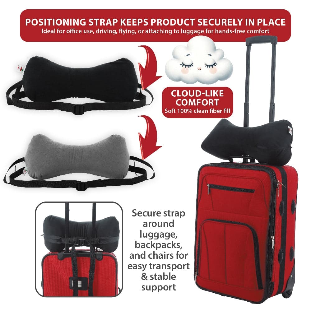 Core Sleep Log Chiropractic Bone Shaped Neck & Cervical Pillow - Image 3