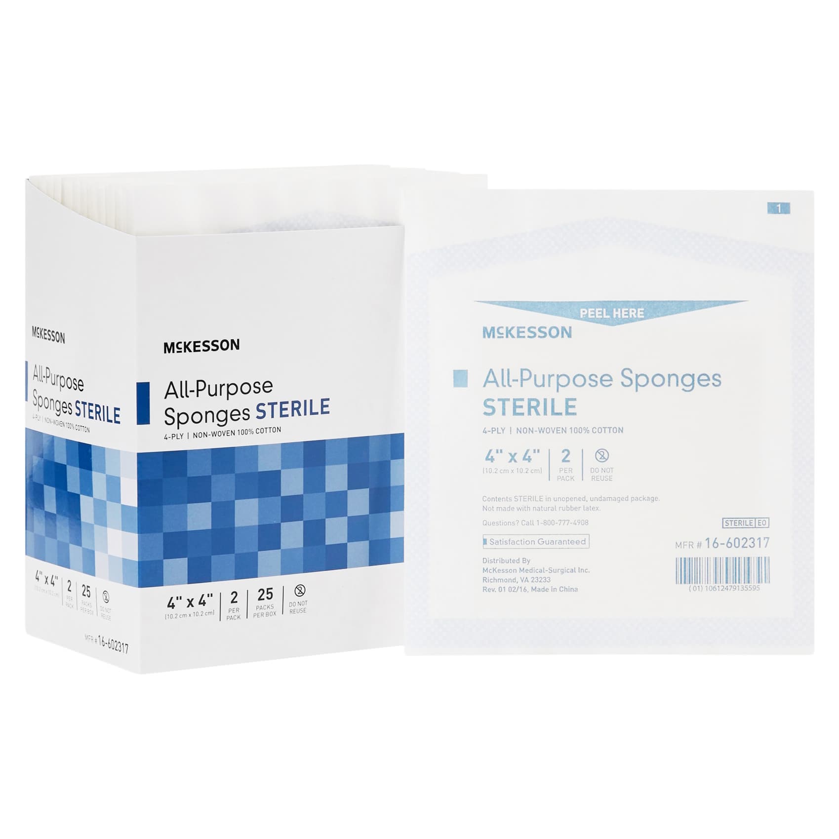 McKesson Cotton Nonwoven Sponge - Image 3