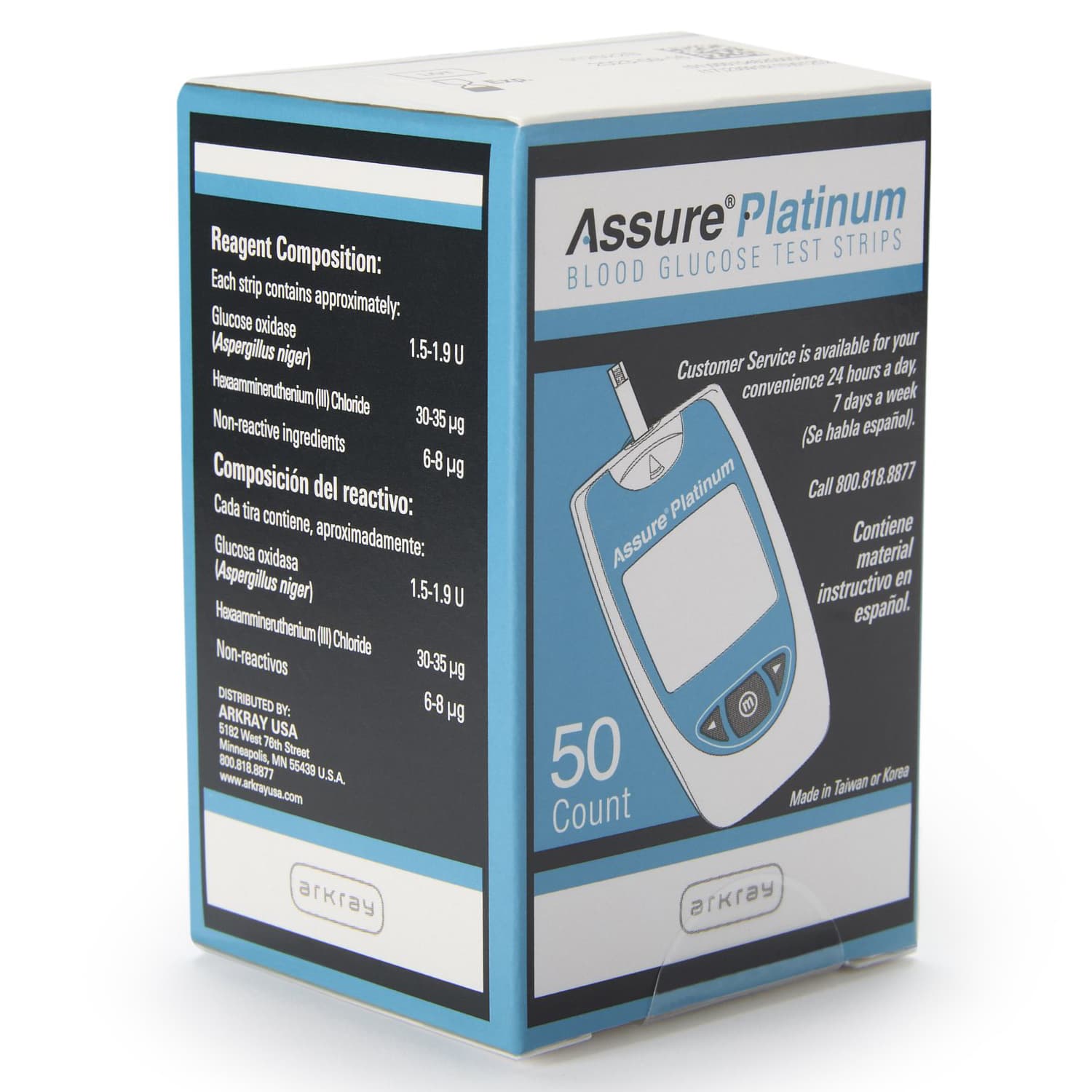 Arkray Assure Platinum Blood Glucose Test Strips - Image 2