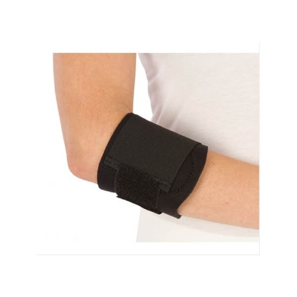 ProCare Elbow Support Black Contact Closure Tennis, 11 to 14 Inch Circumference, Large - Image 1