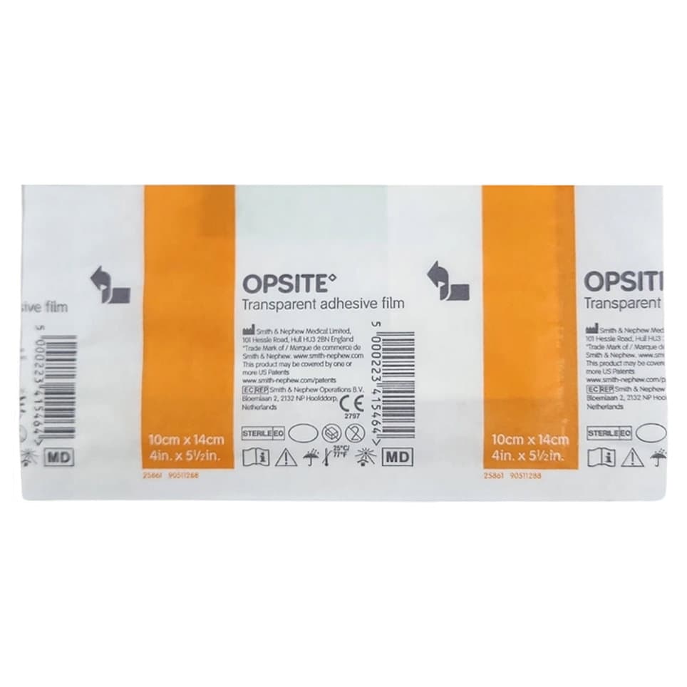 Opsite Transparent Adhesive Wound Dressing, 5.5 x 4 Inch - Each - Image 1