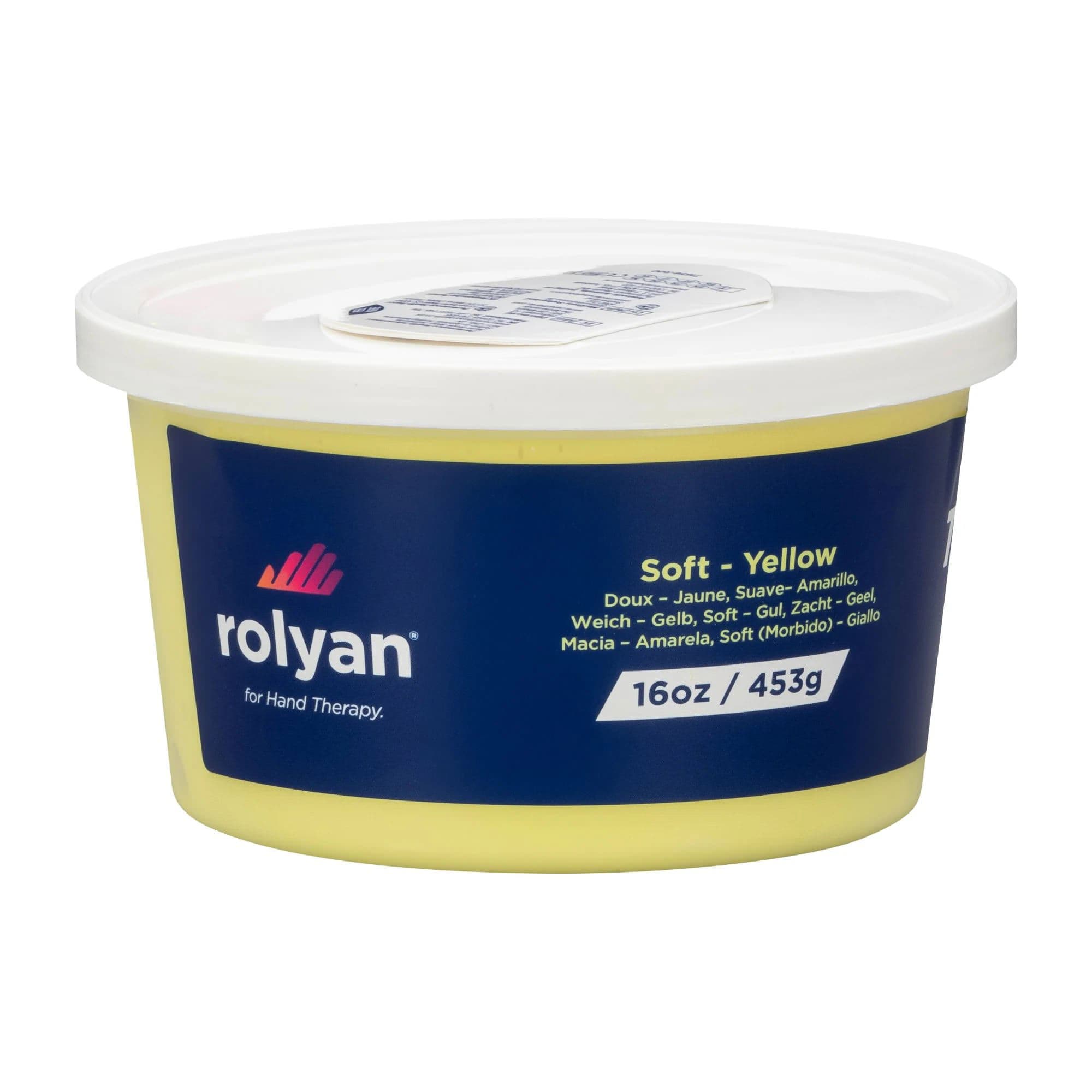 Rolyan Therapy Putty, 1 lb/16oz/16oz Yellow, Soft - Image 1