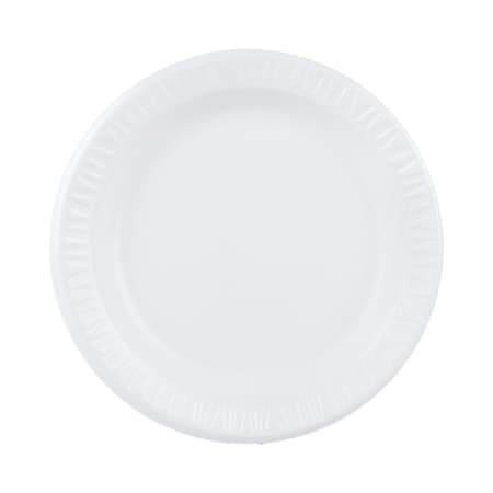 Dart Concorde Plate White Round Single Use, 9 Inch Diameter - Package of 125 - Image 1