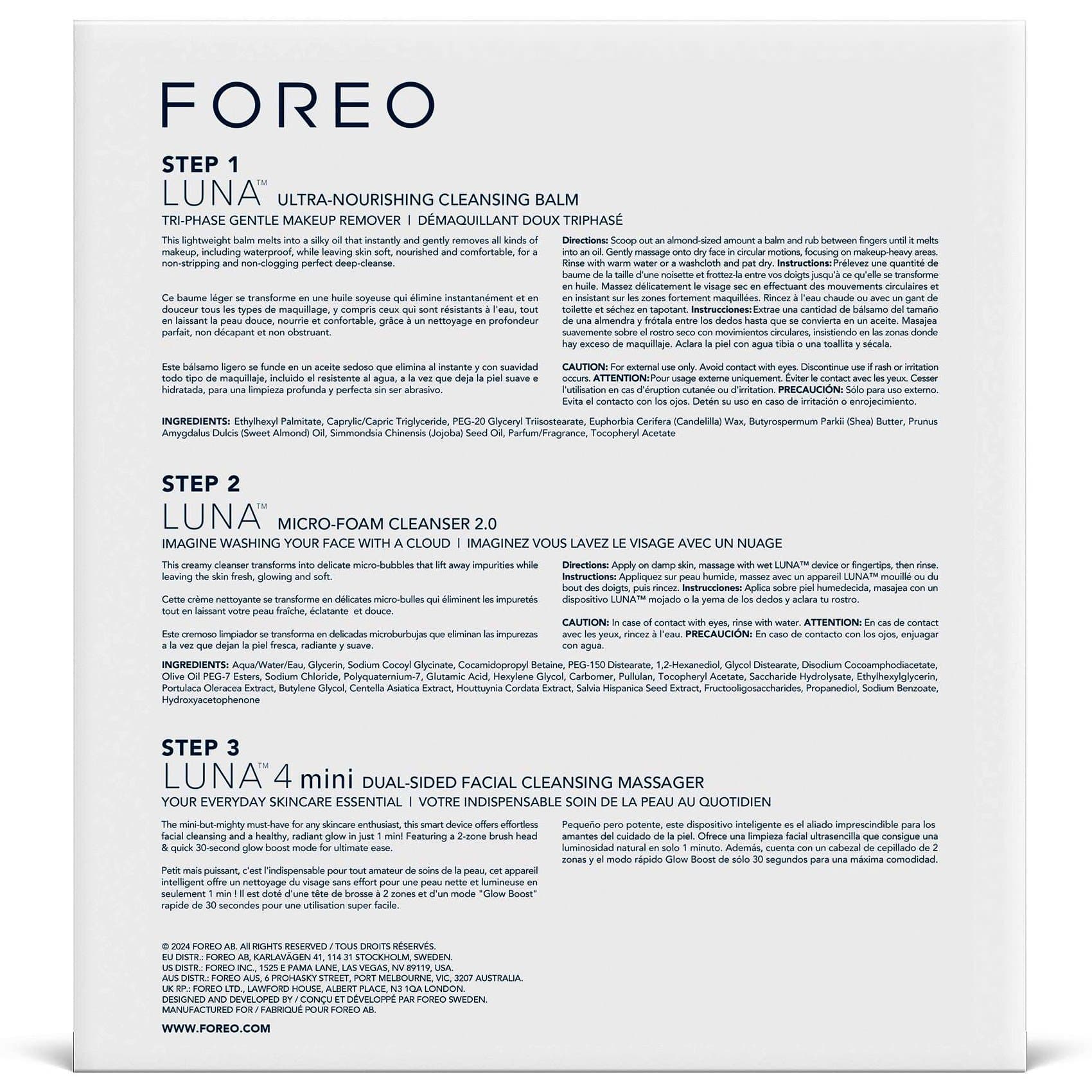 Foreo LUNA™ 4 Mini Swedish Skin Care Essentials Set - Each - Image 3
