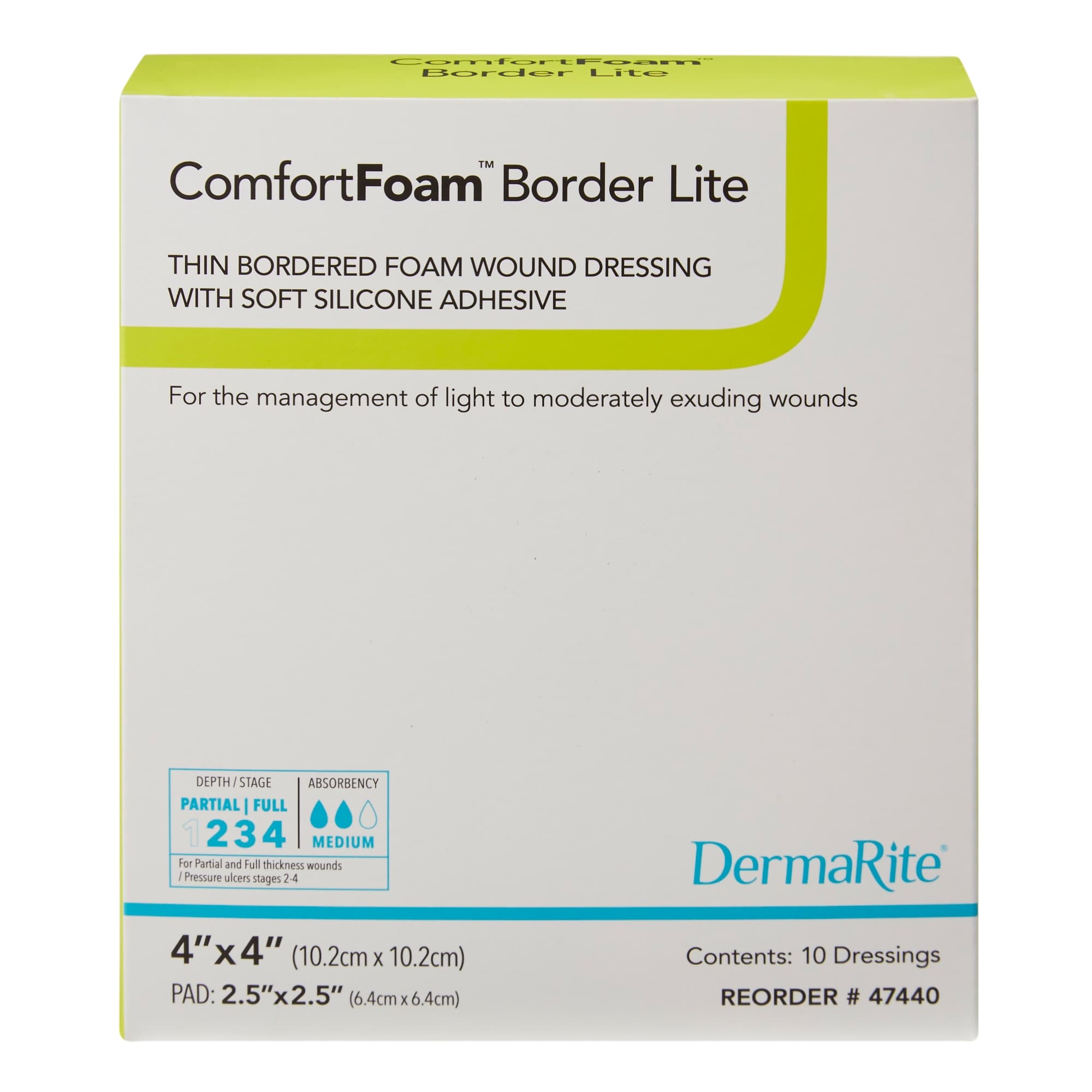 ComfortFoam Border Lite Thin Self Adherent Soft Silicone Adhesive Foam Dressing - Image 3