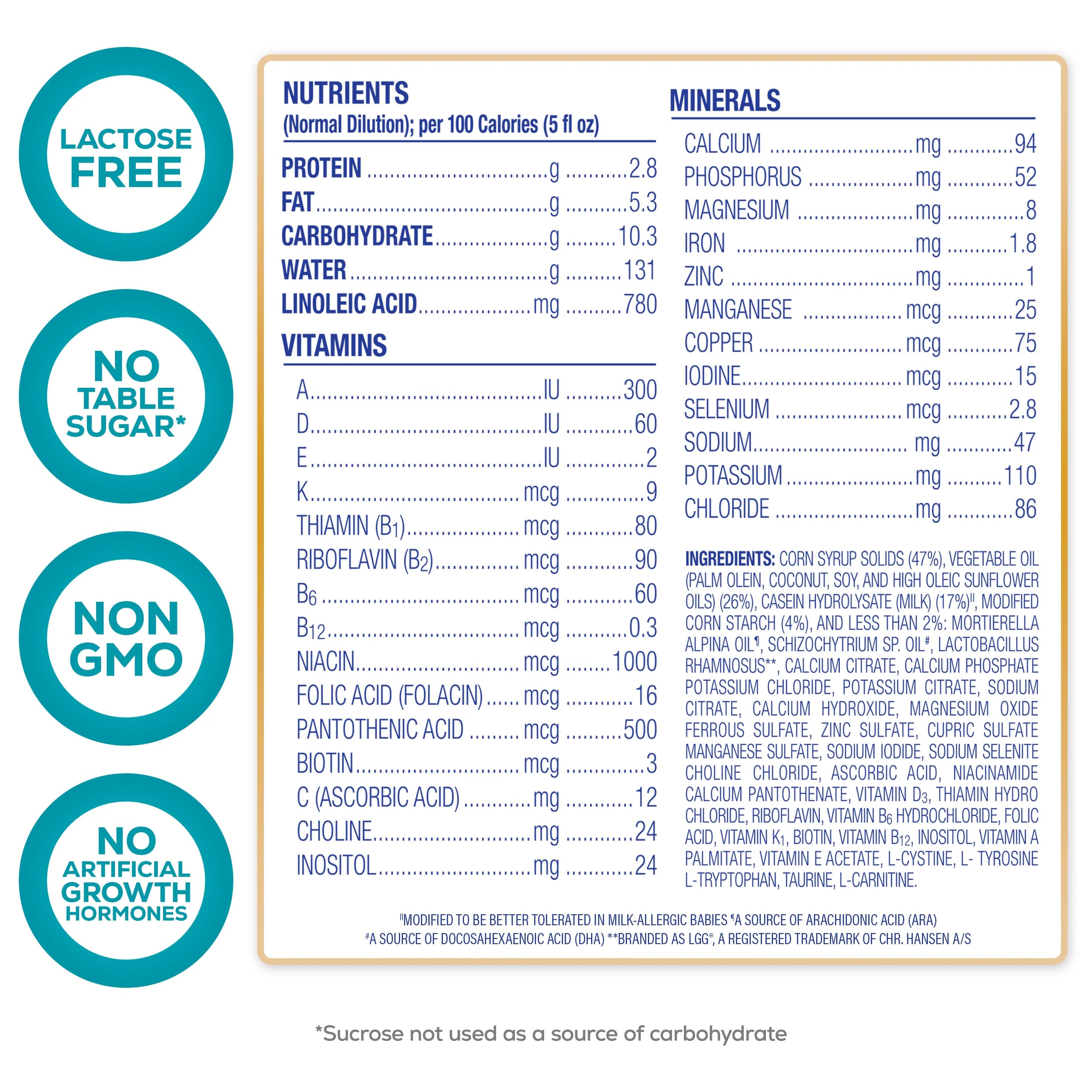 Nutramigen Hypoallergenic Infant Formula With Iron, Concentrate