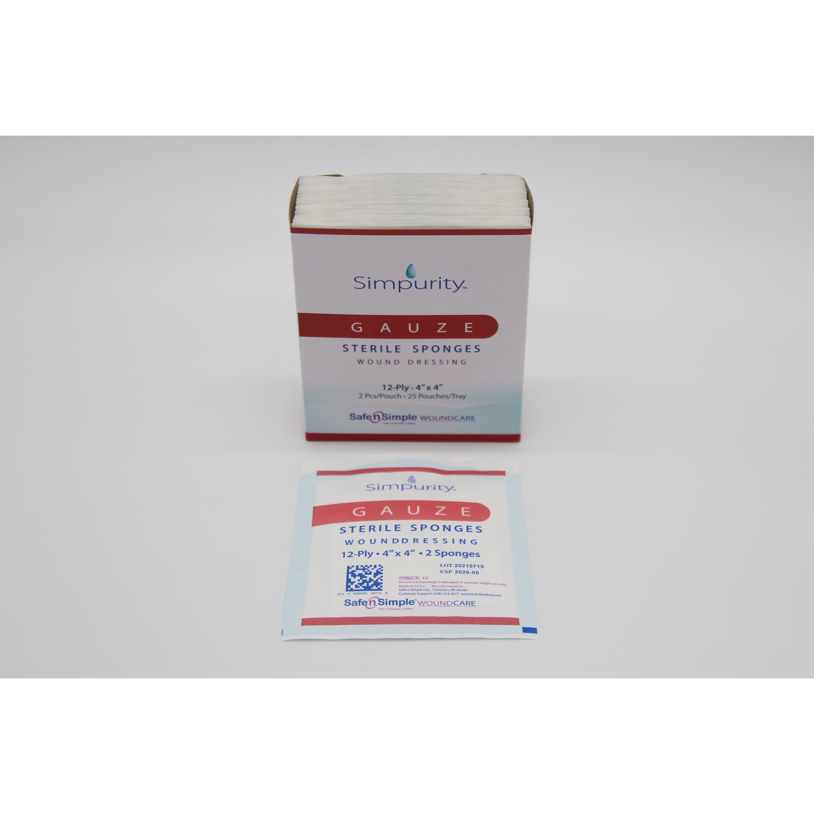 Simpurity Gauze Sterile Sponge Dressing - Image 2