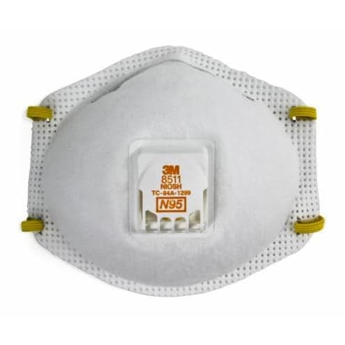 3M Particulate N95 Respirator Mask, Standard - Box of 10 - Image 2