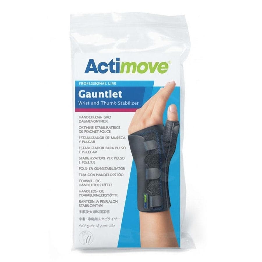 Actimove Gauntlet Wrist & Thumb Stabilizer, Medium - Image 1