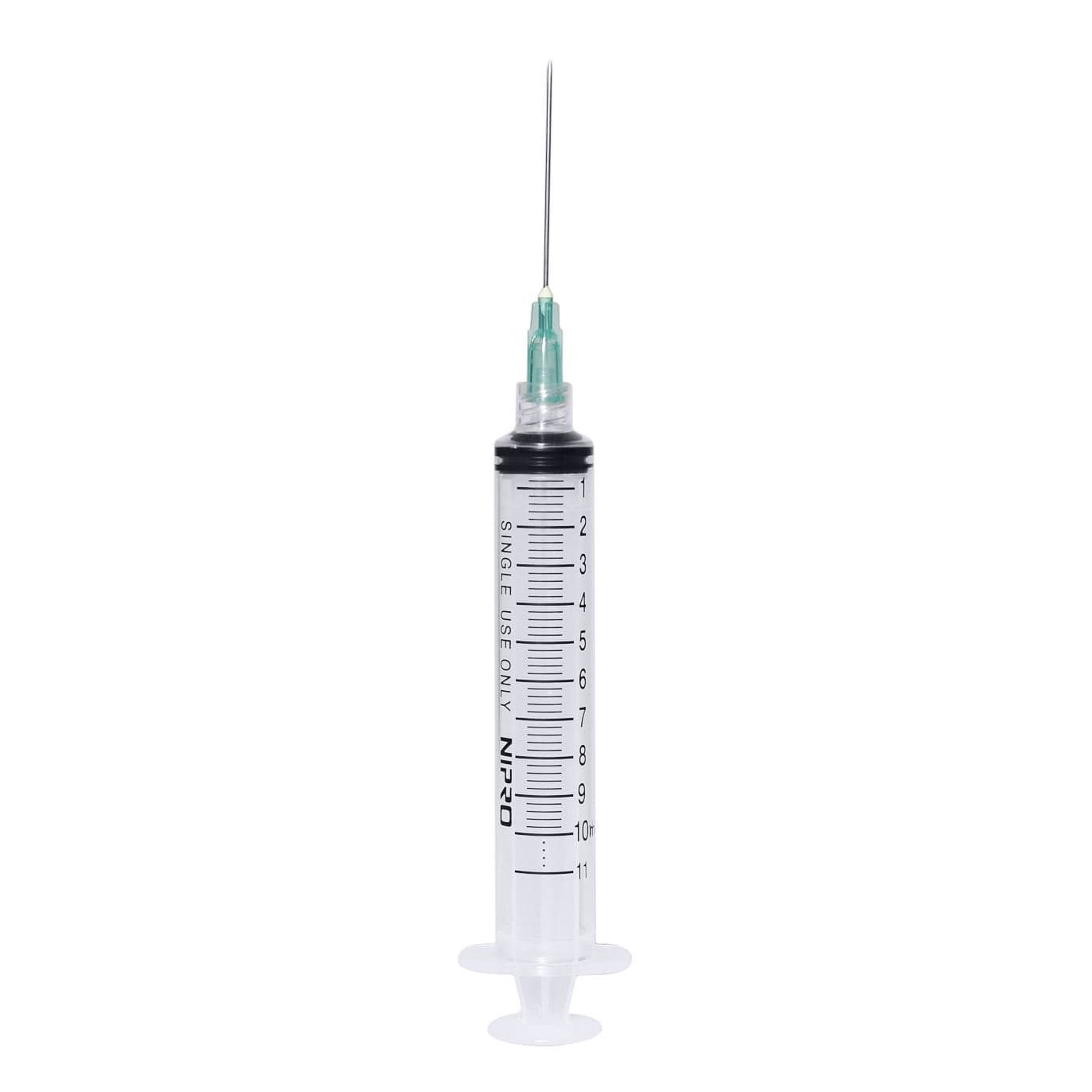 Nipro Standard Hypodermic Syringe with Detachable Needle, Luer Lock Tip - Image 2