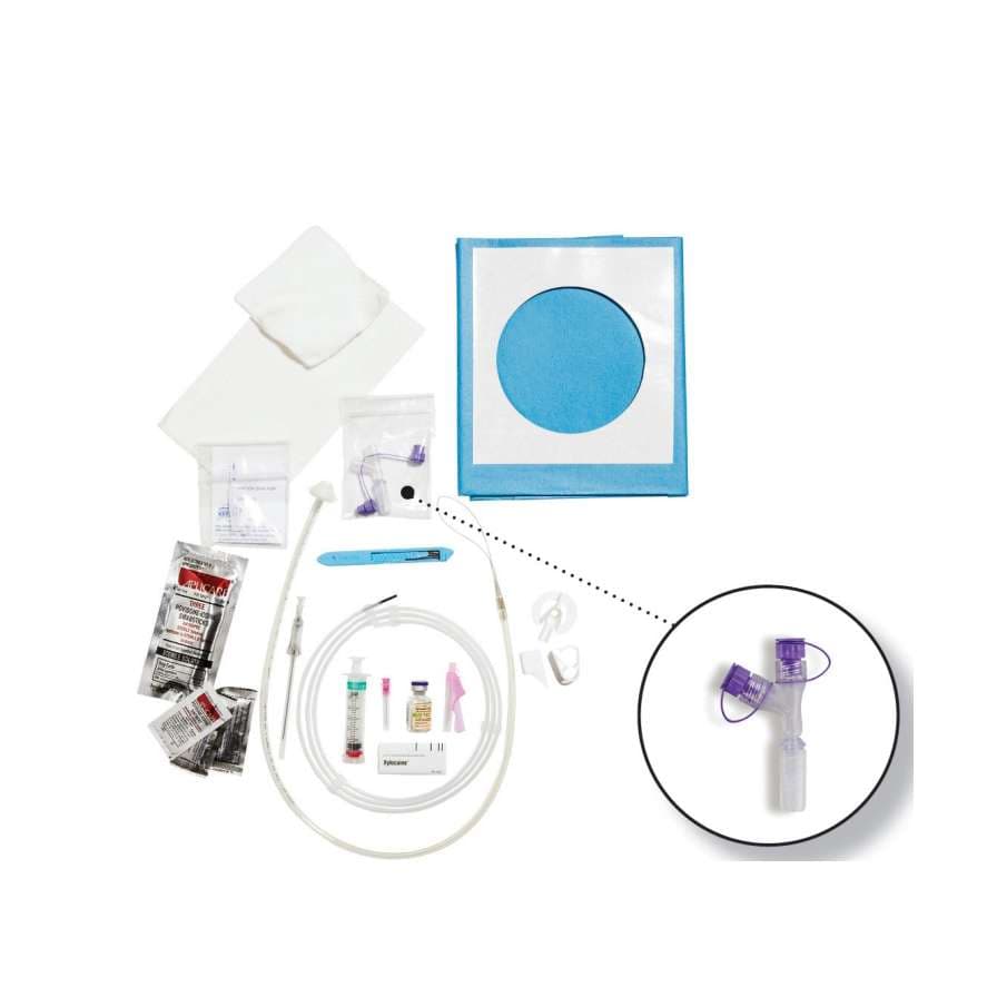 CORFLO PEG Feeding Tube, Conical Push OTW Safety Kits, 20Fr - Each - Image 1