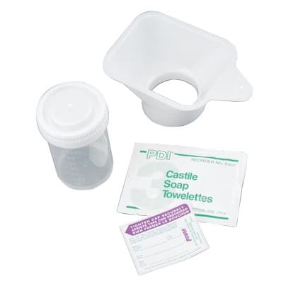 Samco Bio-Tite Urine Specimen Collection Kit with Funnel, 90 ml - Case of 50 - Image 1