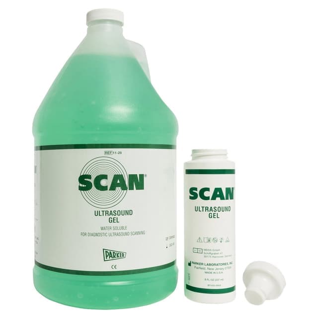 Scan Ultrasound Transmission Gel, Light Green - Image 1