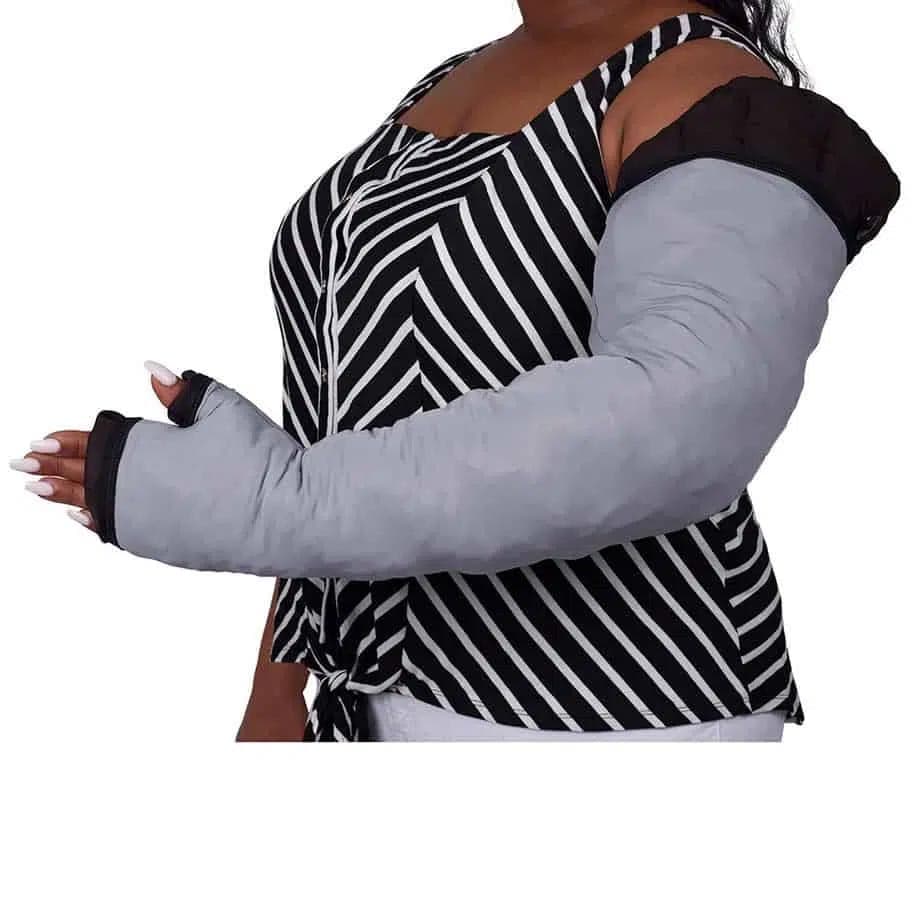 Circaid Profile Arm Energy Oversleeve Extra Wide, Gray With Hand, Size 7 - Each - Image 1