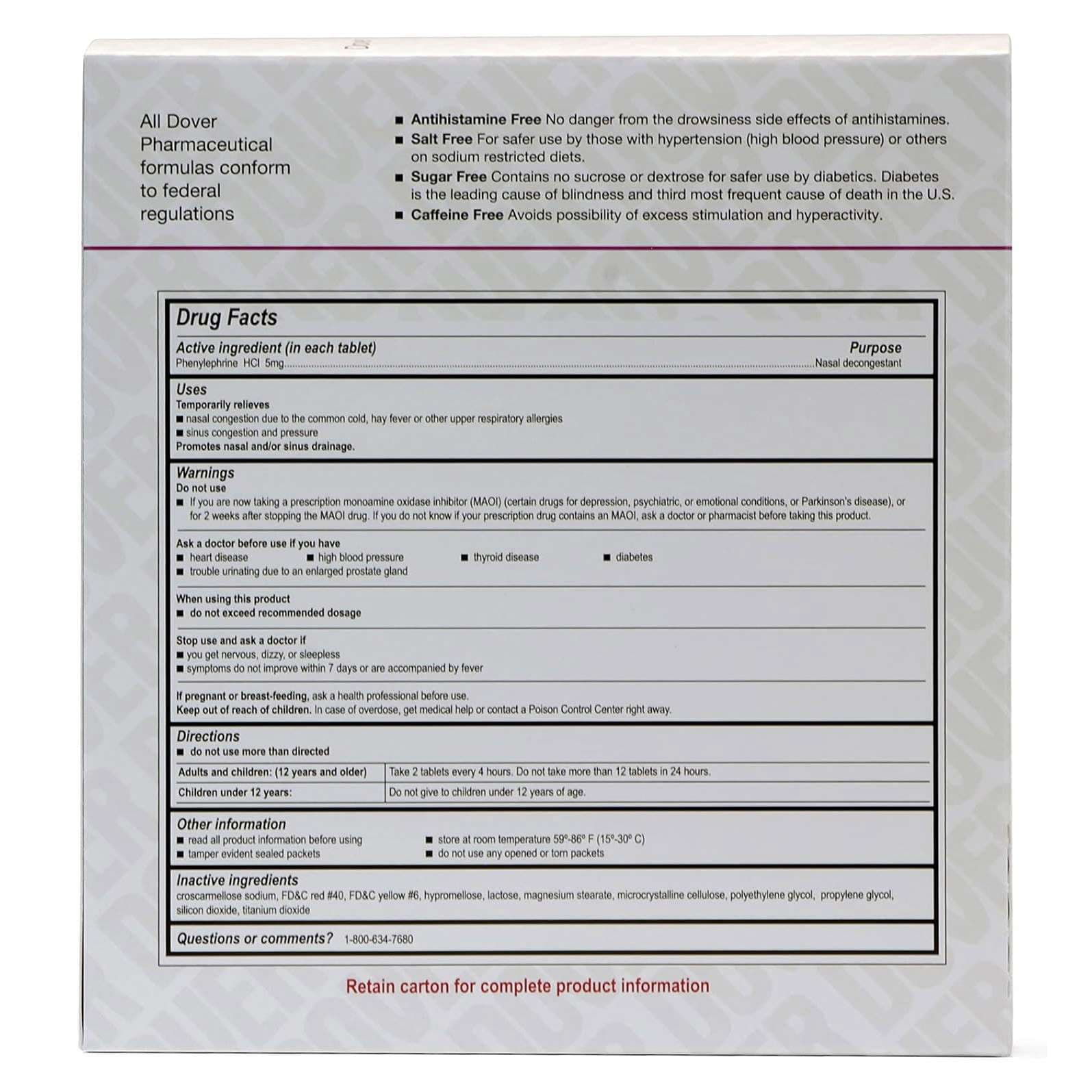 Sudanyl Pe Sinus Relief Tablet - Box of 250 - Image 3