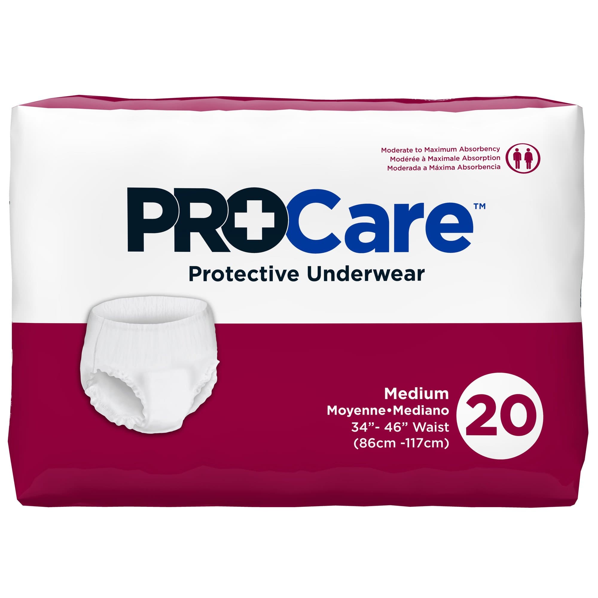 ProCare Protective Moderate Absorbent Adult Underwear - Image 2