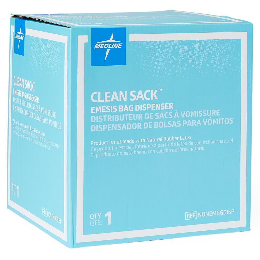 Medline Emesis Bag Dispenser, Wall Mount, Blue - Image 4