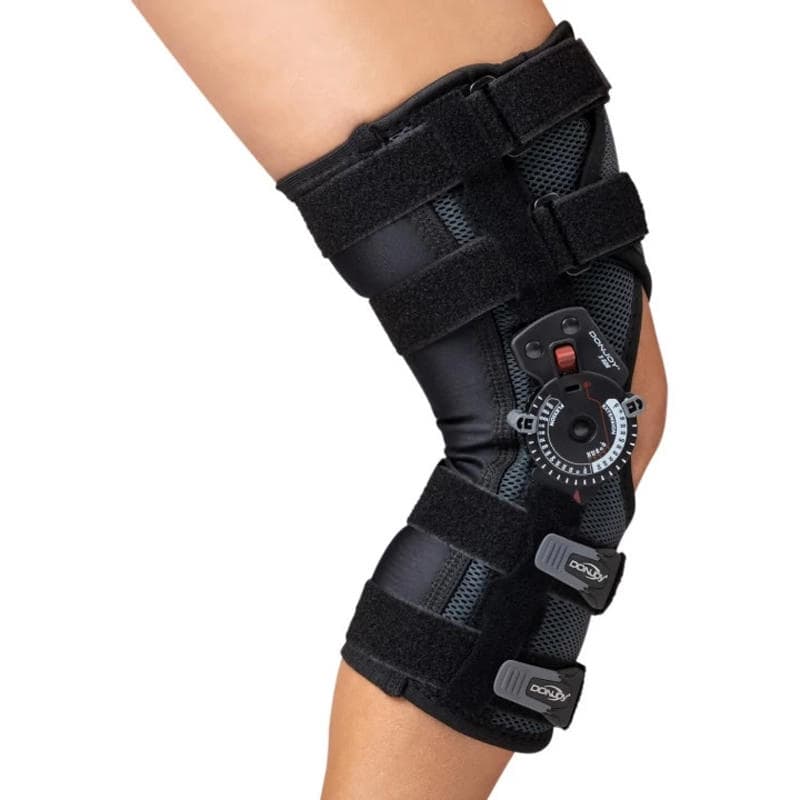 Playmaker Knee Brace II X-ROM, Black, Small - Each - Image 1