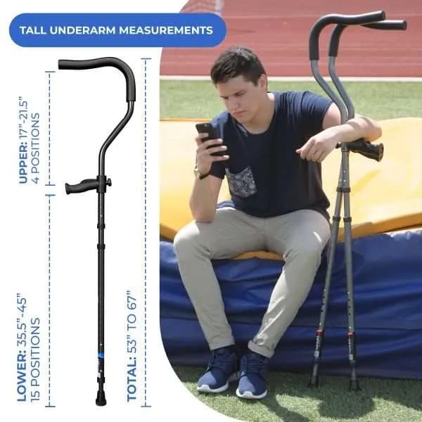 Millennial Medical In-Motion Pro Underarm Crutch - Image 7