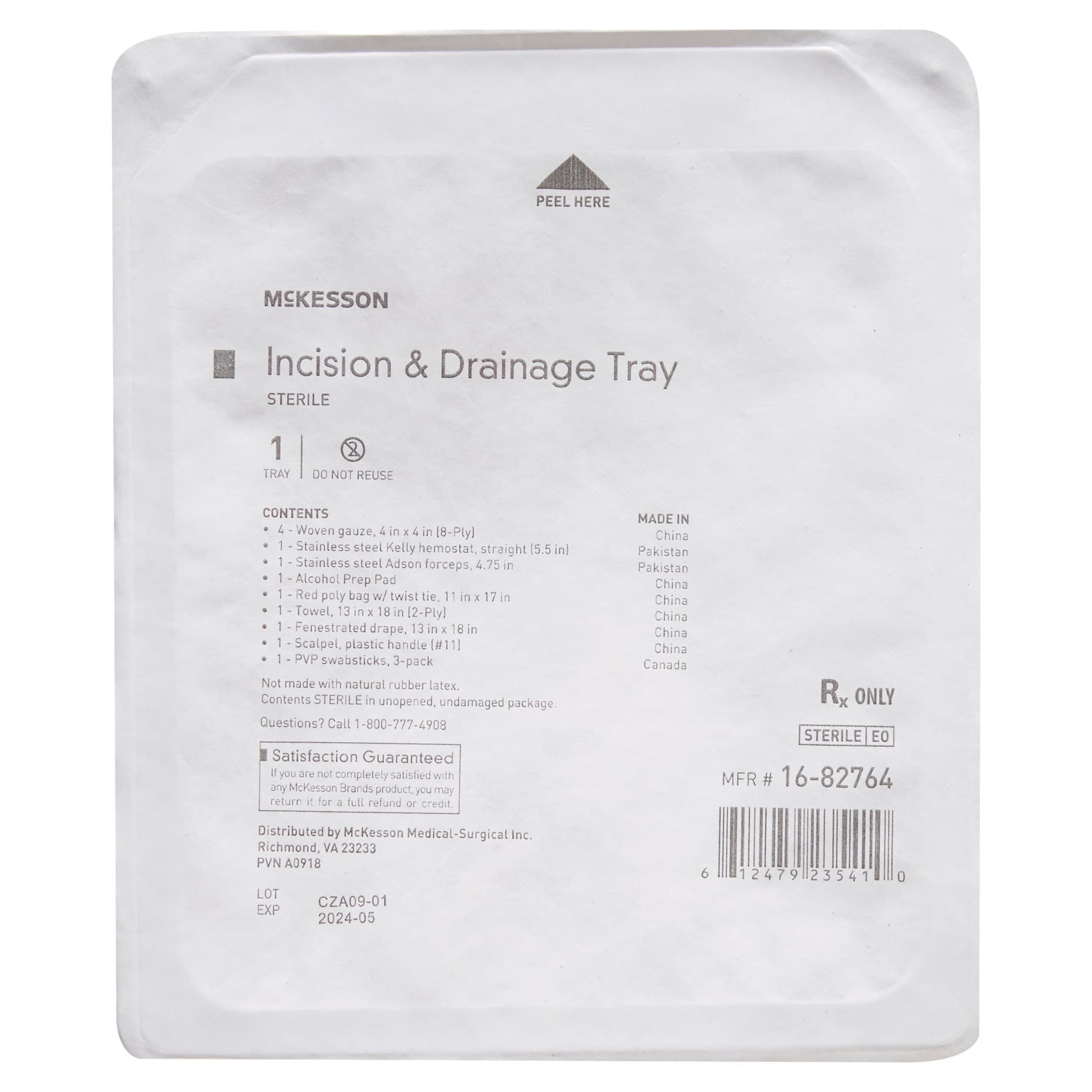 McKesson Incision and Drainage Procedure Kit - Image 2