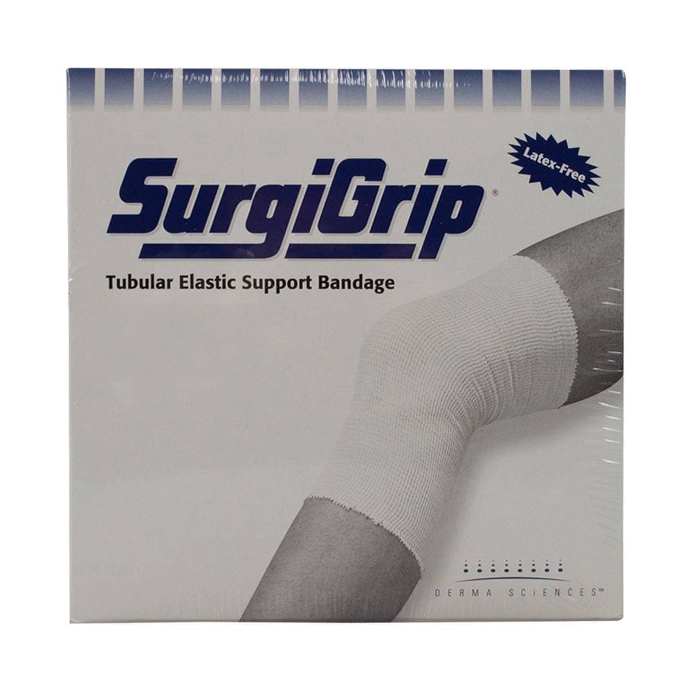 Surigrip Tubular Support Bandage, 8 Inch X 11 Yard, 8 to 12 mmHg, Pull On, White - Image 1
