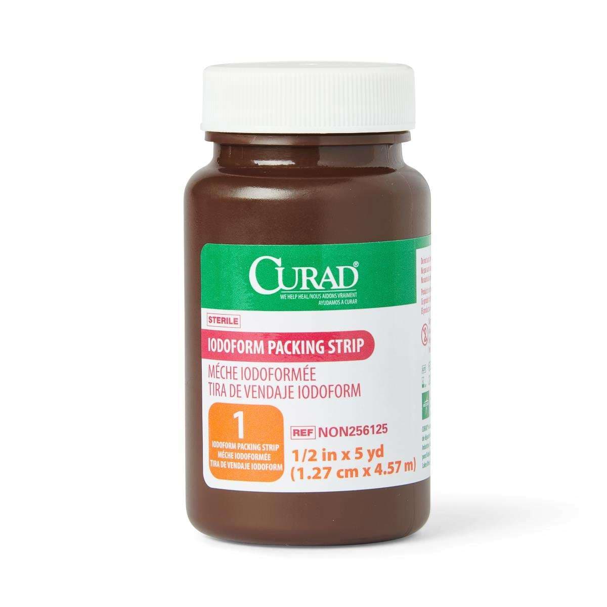 Curad Sterile Iodoform Packing Strip, 1/2 Inch x 5 Yard - Case of 12 - Image 1
