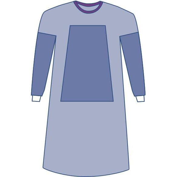 Medline Eclipse Gown with Reinforced Fabric, Size L - Case of 30 - Image 1