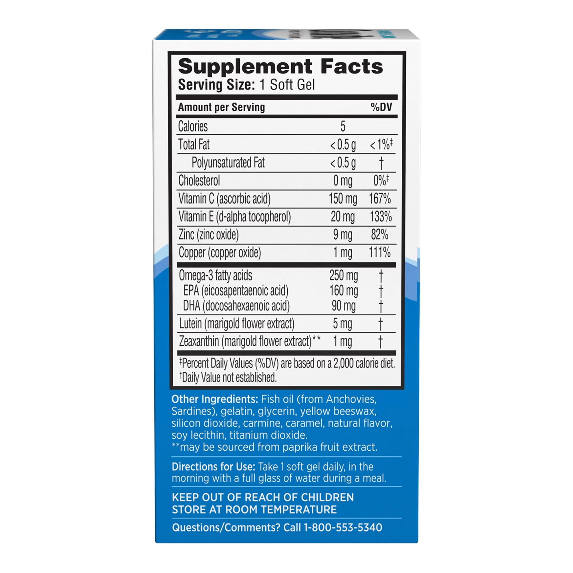 Ocuvite Adult 50+ Multivitamin Supplement Softgel - Image 3