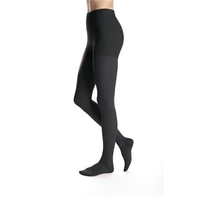 Duomed Advantage Maternity Compression Pantyhose 30-40mmHg Closed Toe, Petite, Black, Small - Pair - Image 1