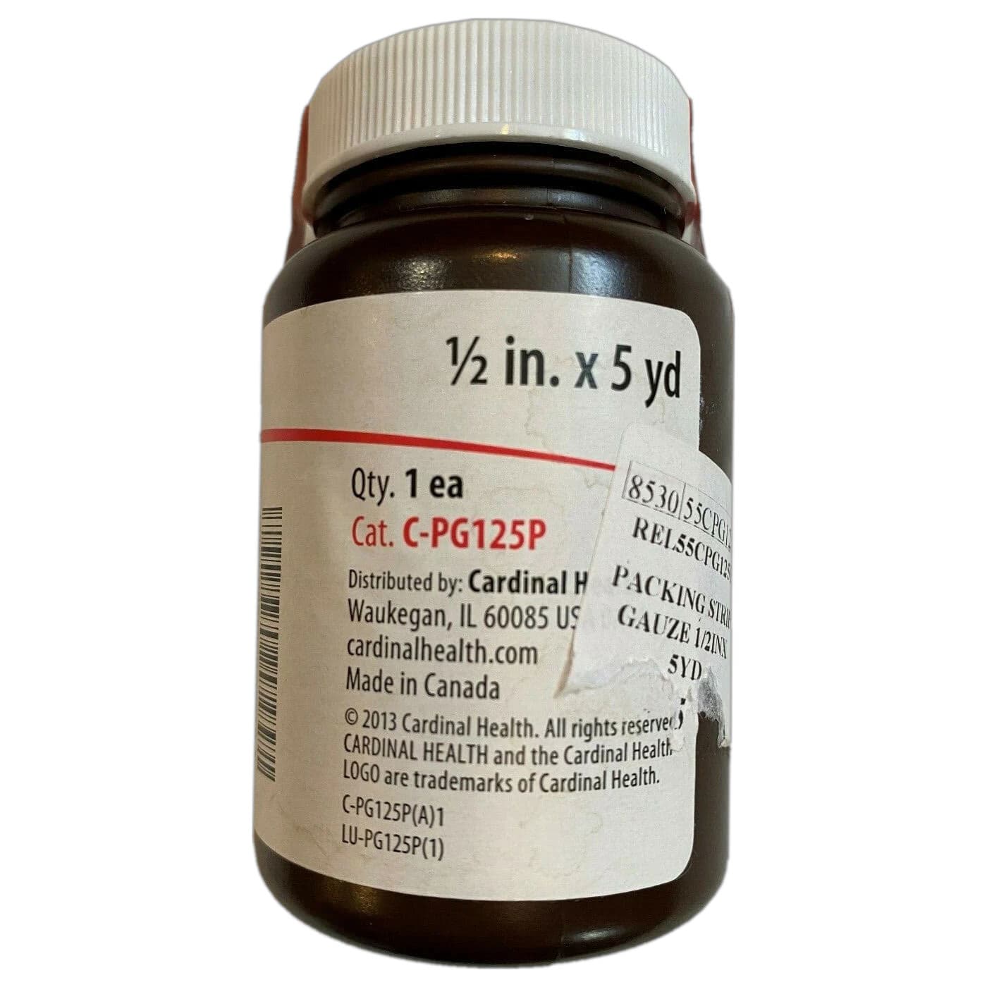 Cardinal Health Sterile Plain Packing Strip, 1/2 Inch x 5 Yard - Each - Image 2