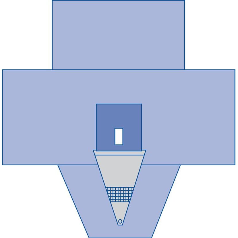 Medline Lithotomy Drape with Attached Leggings and Fluid Control Pouch - Image 2