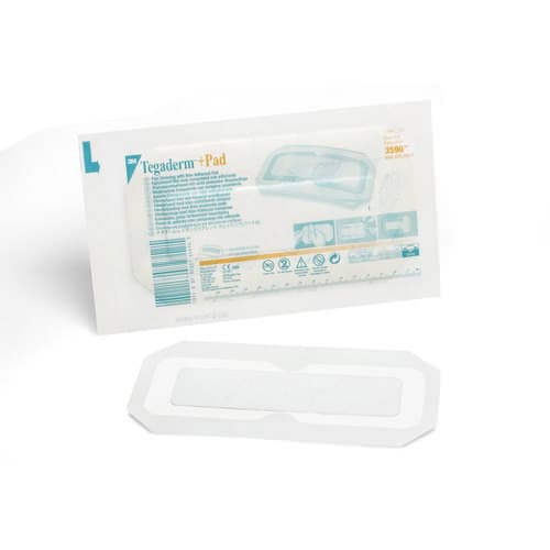 3M Tegaderm Plus Pad Film Dressing, 8" x 3-1/2" - Each - Image 1