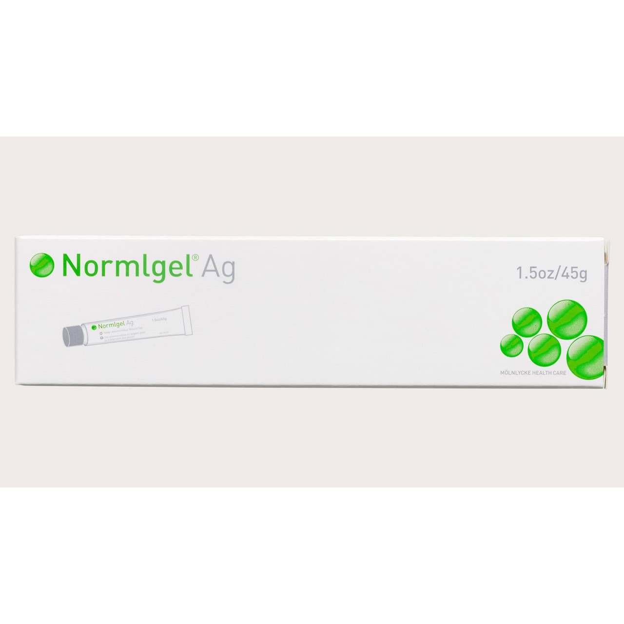 Normlgel Ag Antimicrobial Wound Gel, 1.5 oz - Box of 10 - Image 1