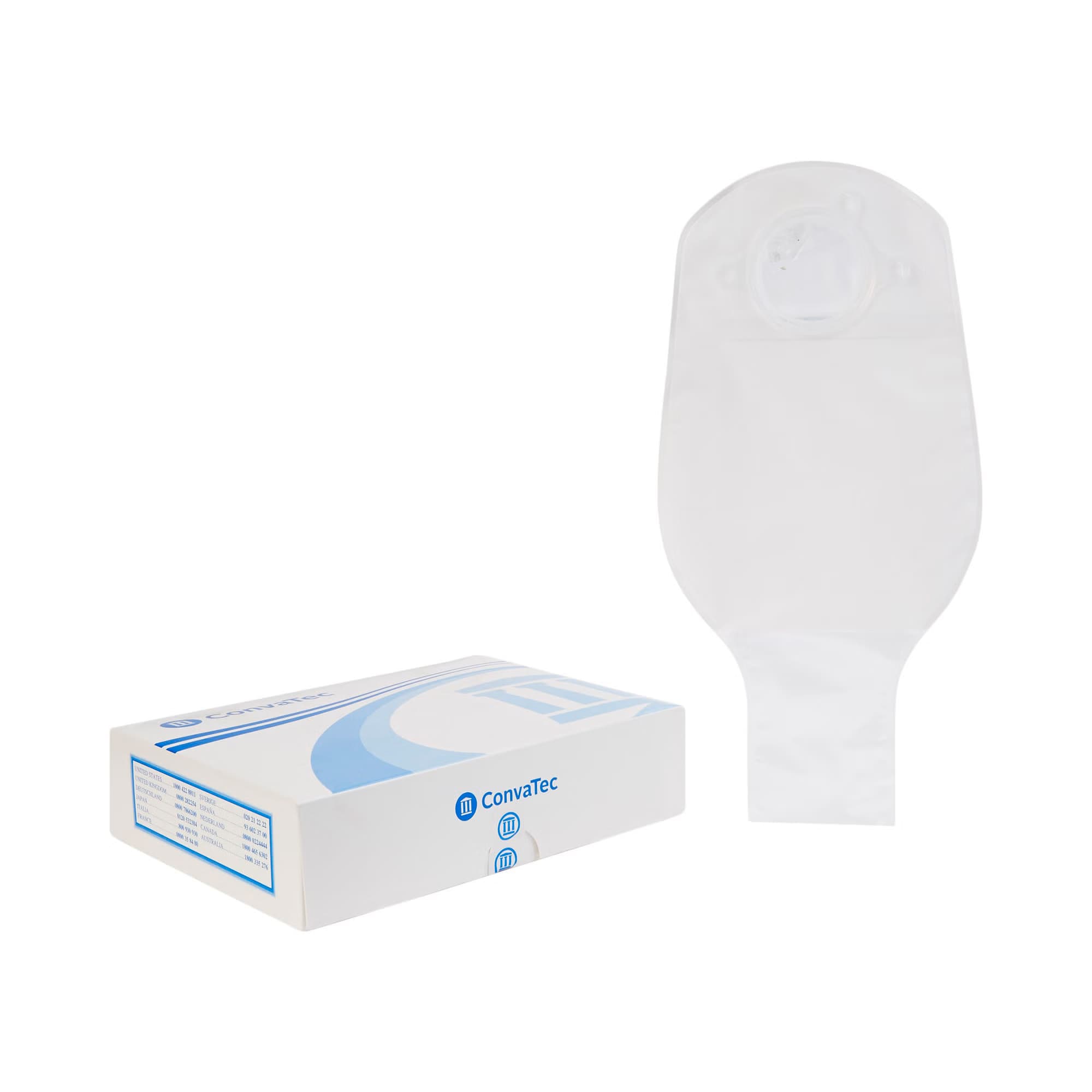 Natura Drainable Pouch, Clipped Closure, no Filter, Transparent, 1-3/4 Inch - Each - Image 1