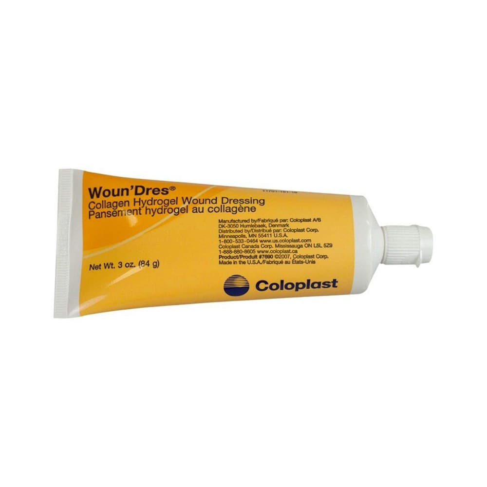 Woun'dres Collagen Hydrogel Wound Dressing Tube, 3 oz. - Image 1