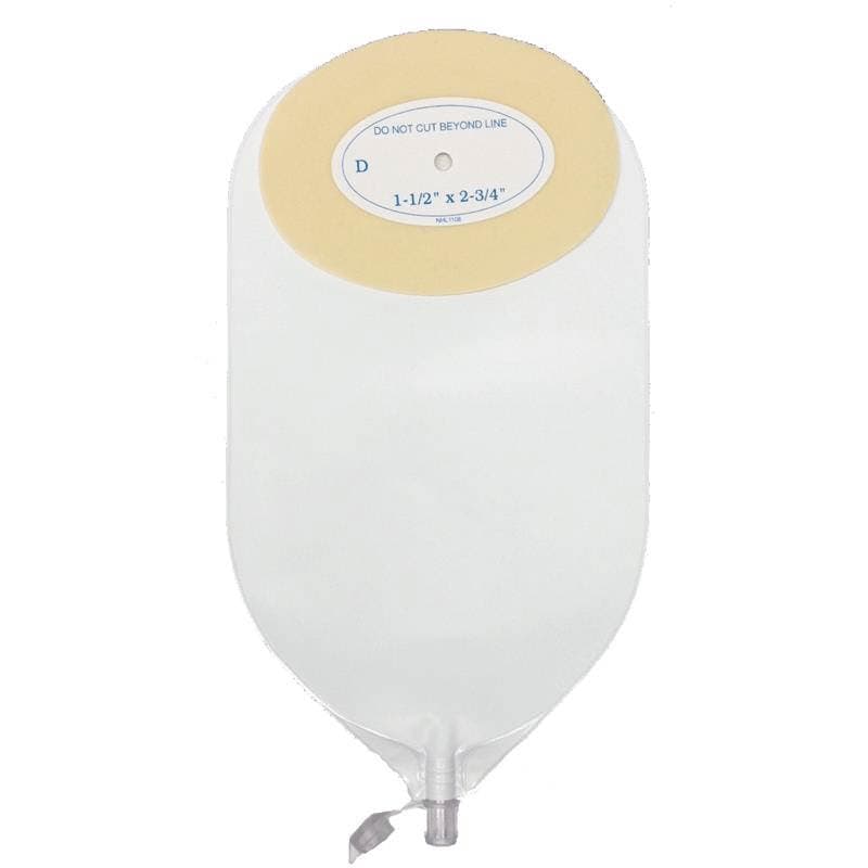 Nu flex Trim-to-Fit Urinary Pouch, Oval D, Non-Convex - Box of 10 - Image 1