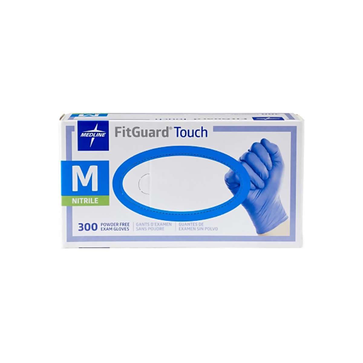 FitGuard Touch Powder-Free Exam Glove, Medium - Carton of 3000 - Image 1