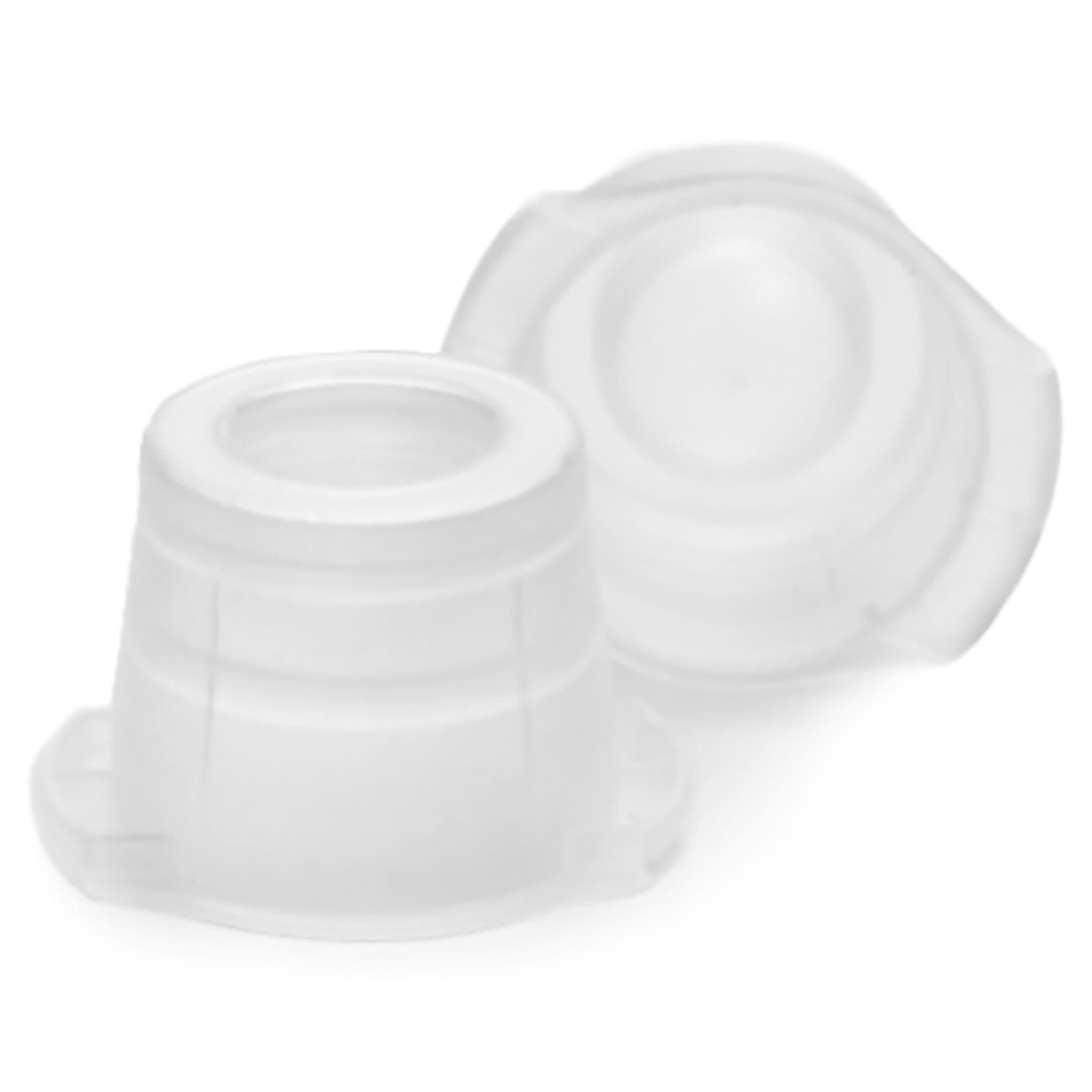 McKesson NonSterile Tube Closure, Universal, Snap Cap, Natural, 12 mm, 13 mm and 16 mm - Bag of 1000 - Image 1