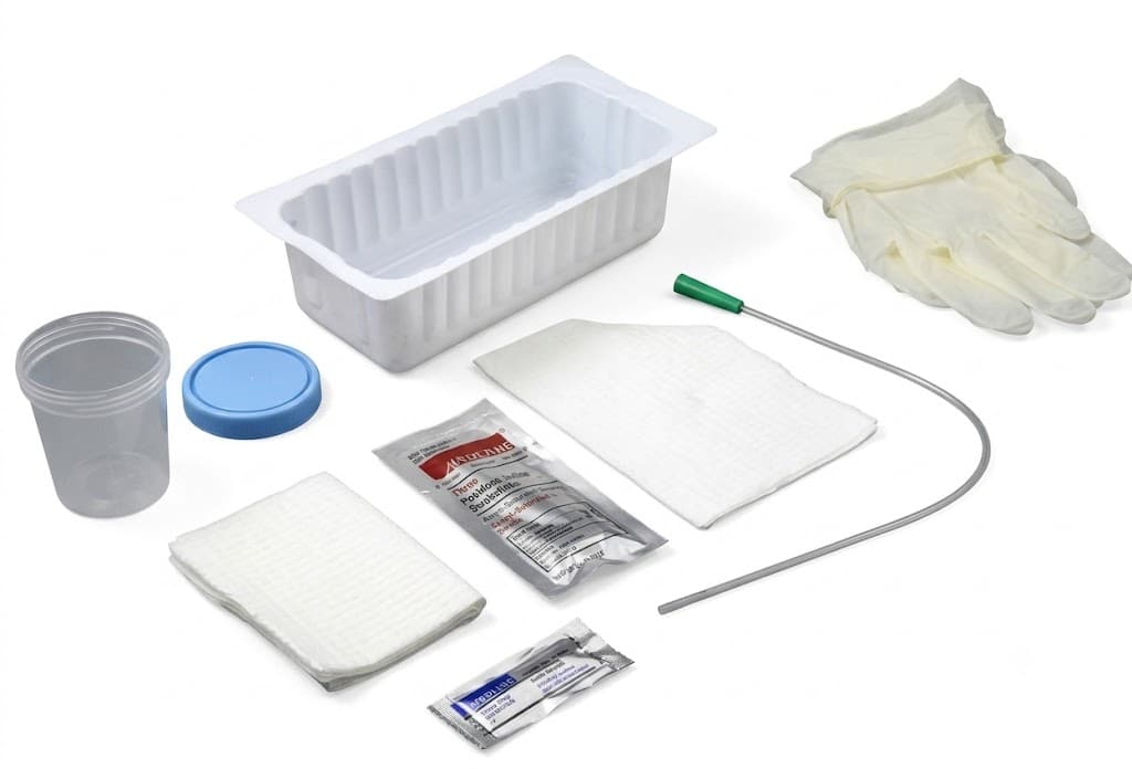 Amsure Intermittent Catheter Tray With PVC Catheter - Image 1