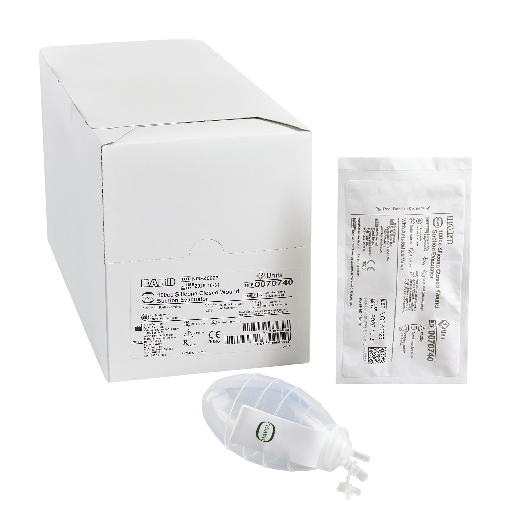 Reliavac Bulb Evacuator Drainage - Case of 20 - Image 1