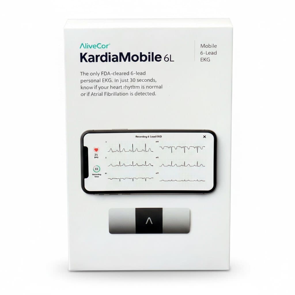 KardiaMobile Electrocardiograph 6-Lead Battery ECG for Smartphone - Image 1