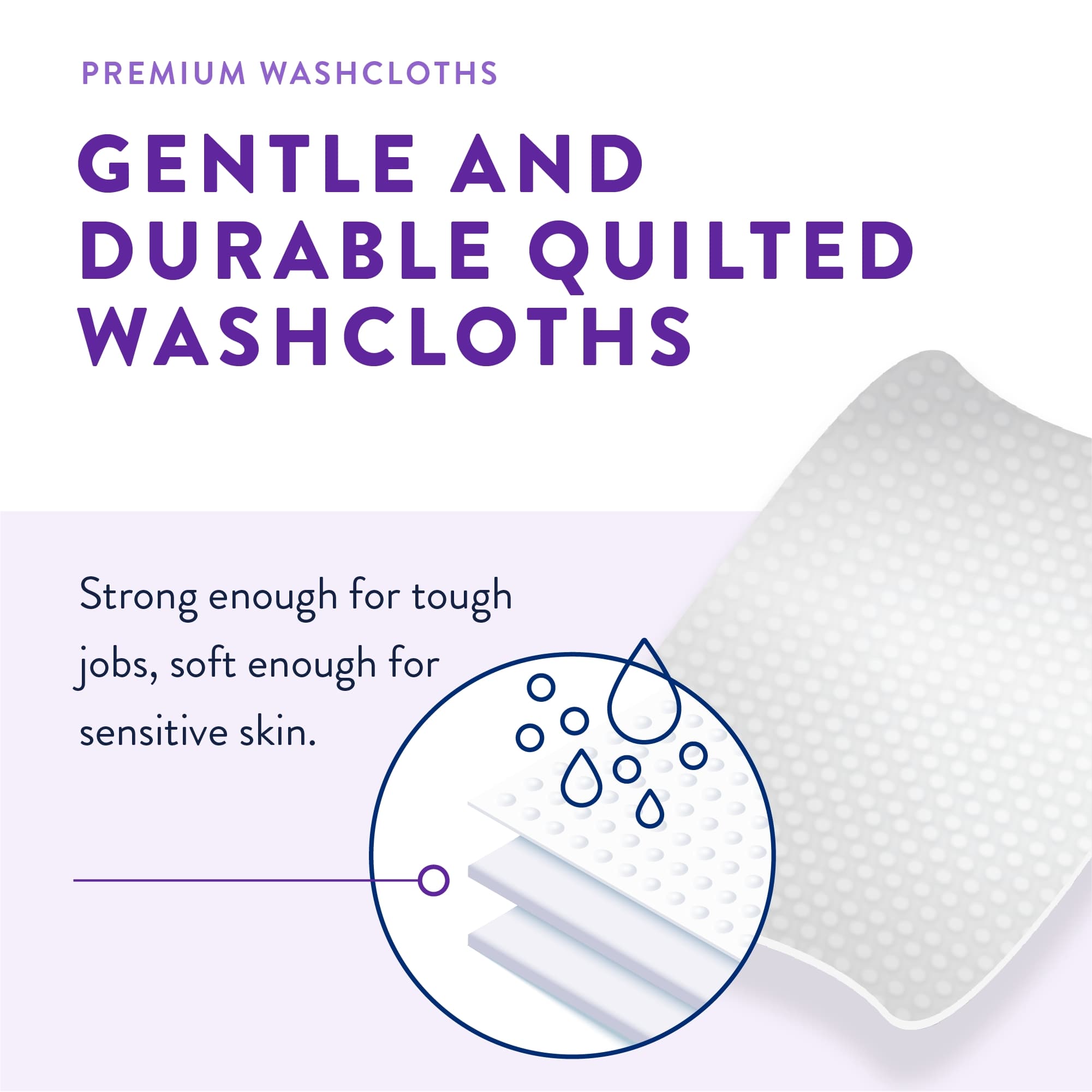 Prevail Premium Quilted Washcloths - Image 3