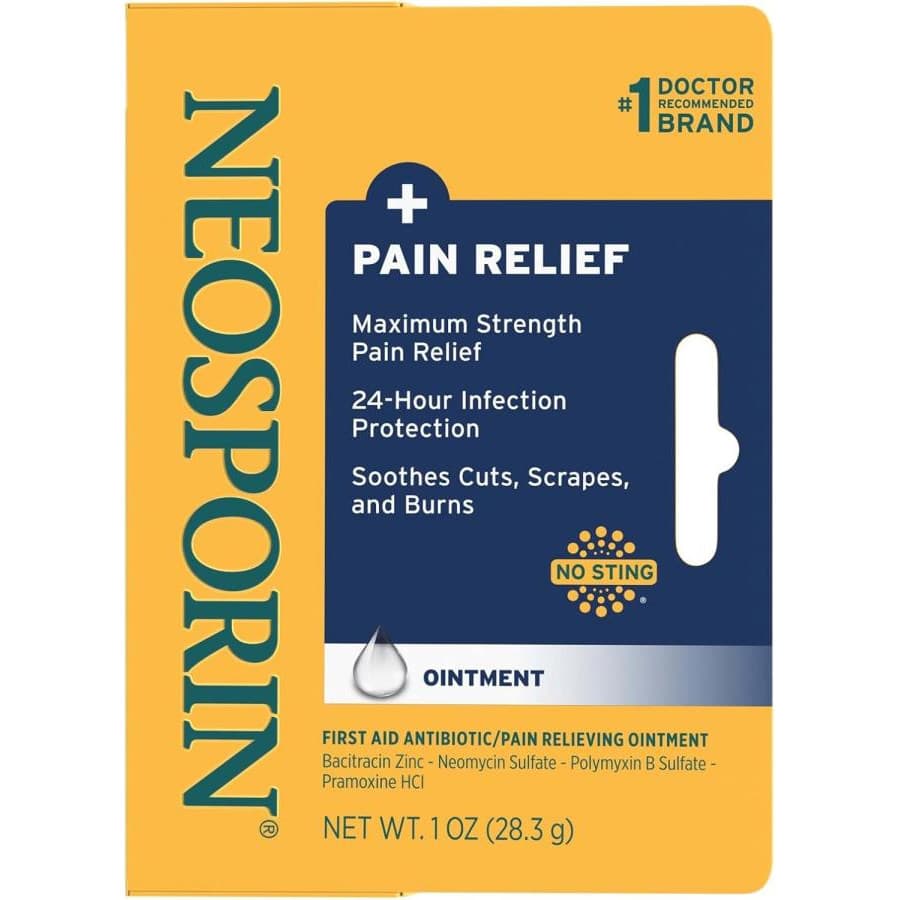 Neosporin Antibiotic Ointment Plus Pain Relief