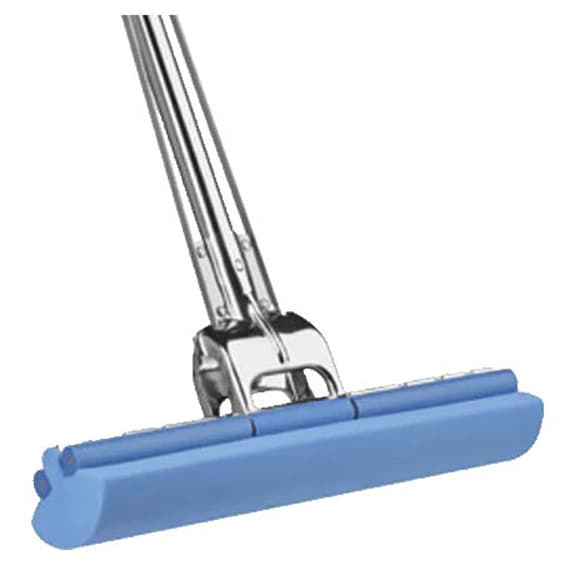 Roll-O-Matic Cleanroom Mop Refills, Blue - Case of 12 - Image 1