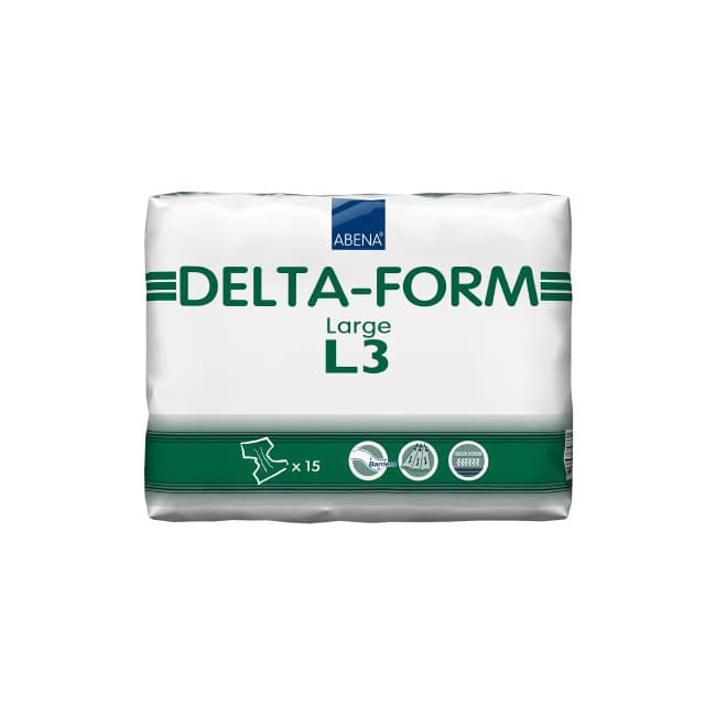 Abena Delta-Form Incontinence Brief, Large - Case of 60 - Image 1